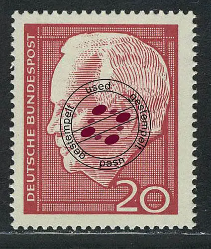 429 Heinrich Lübke 20 Pf O