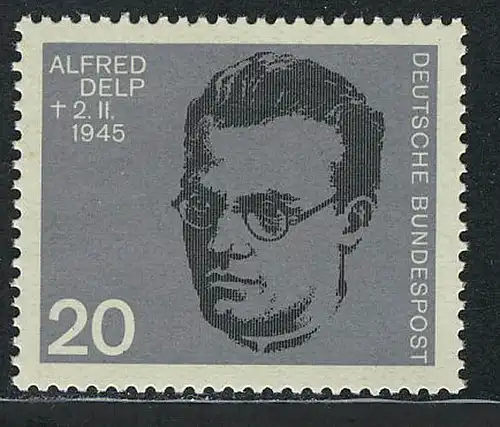 434 aus Block Widerstandskämpfer 20 Pf Delp **