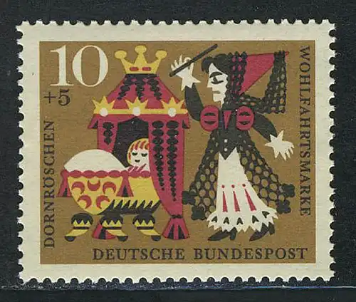 447 Frères bien-être Grimm 10+5 Pf Dornröchen **