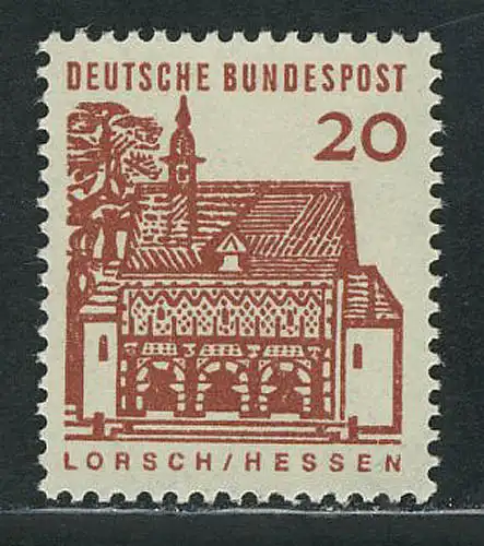 456 Bauwerke 20 Pf Lorsch **