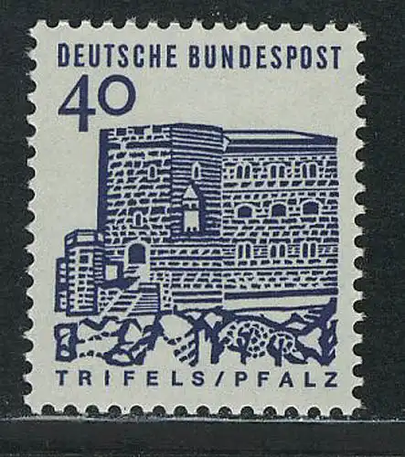 457 Bauwerke 40 Pf Trifels **