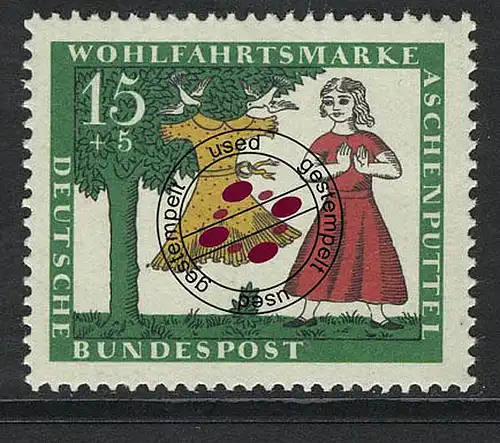 486 Wohlfahrt Brüder Grimm 15+5 Pf Aschenputtel O