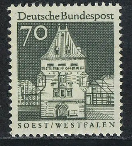 497 Bauwerke 70 Pf Osthofentor, postfrisch **