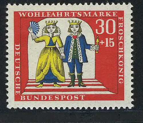 525 Wohlfahrt Brüder Grimm 30+15 Pf Froschkönig **