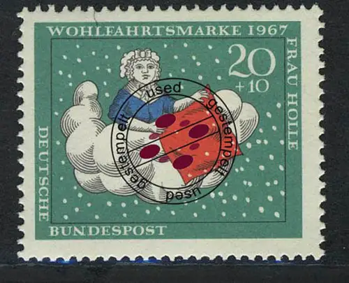 539 Frères bien-être Grimm 20+10 Pf Mme Holle O