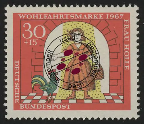 540 Wohn Frères Grimm 30+15 Pf Mme Holle O