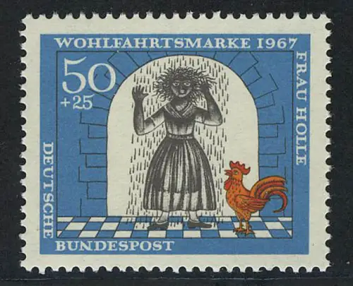 541 Frères bien-être Grimm 50+25 Pf Mme Holle **