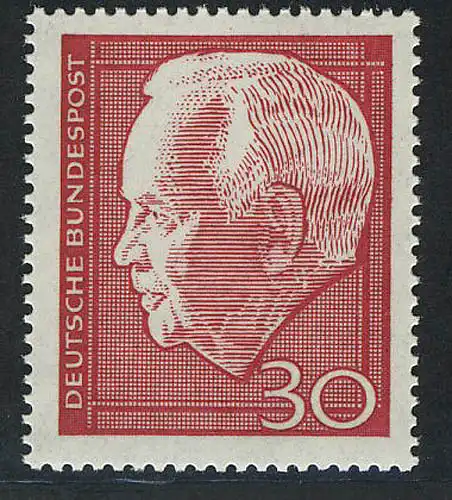 542 Heinrich Lübke 30 Pf **