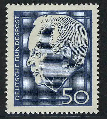 543 Heinrich Lübke 50 Pf **