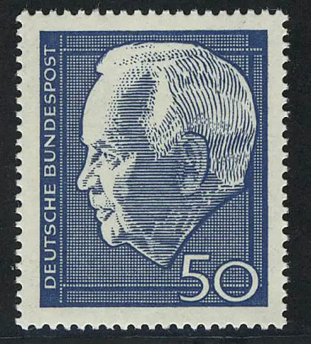 543 Heinrich Lübke 50 Pf **