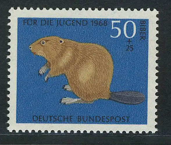 552 animaux menacés par la jeunesse 50+25 castors Pf **