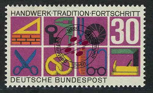 553 Handwerk O gestempelt