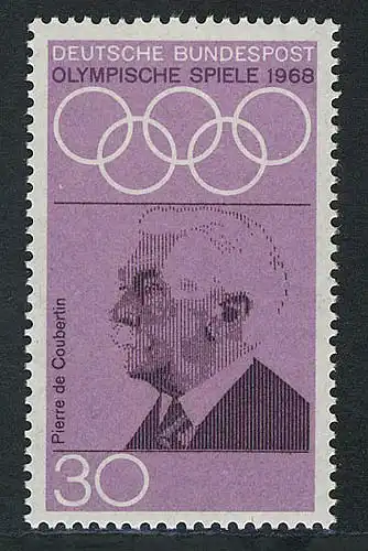563 Jeux olympiques d'été 30 Pf de Coubertin