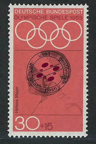 564 Jeux olympiques d'été 30+15 Pf Mayer O