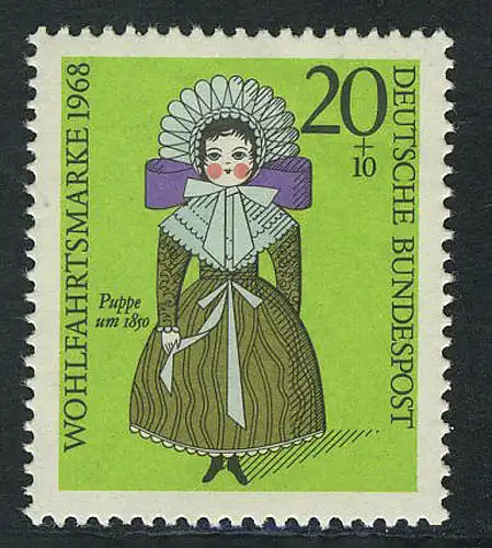 572 Wohlfahrt Puppen 20+10 Pf **