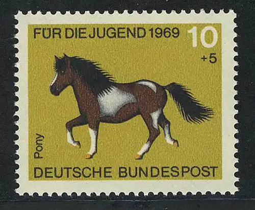 578 Jugend Pferde 10+5 Pf Pony**