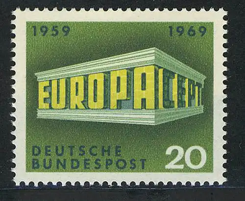 583 Europa 20 Pf Tempel **