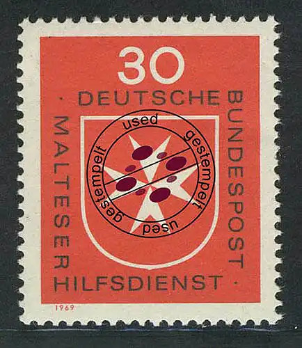 600 Malteser Hilfsdienst O gestempelt