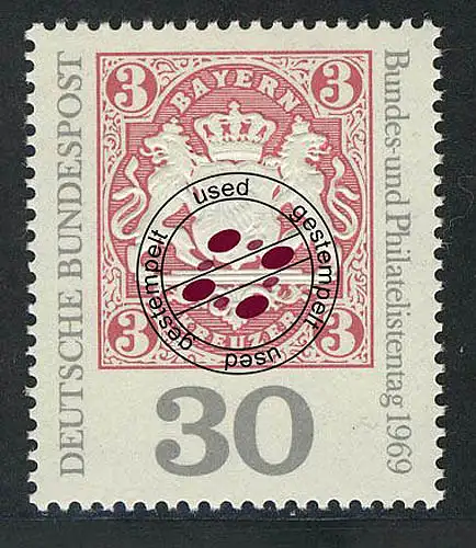 601 Philatelistentag O gestempelt