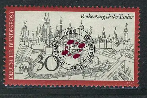 603 Fremdenverkehr Rothenburg ob der Tauber, gestempelt O