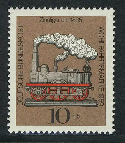 604 Wohlfahrt Zinnfiguren 10+5 Pf Eisenbahn **