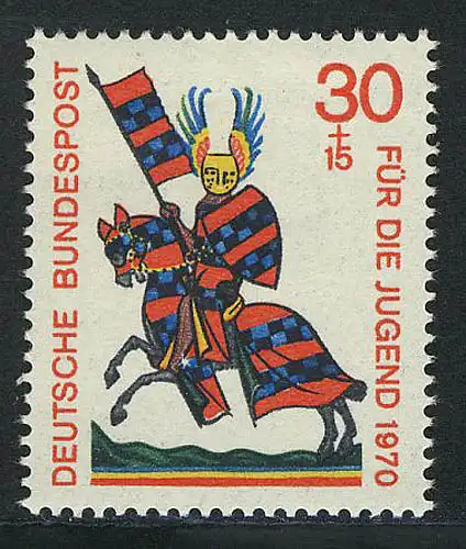 614 Jugend Minnesänger 30+15 Pf von Metz **