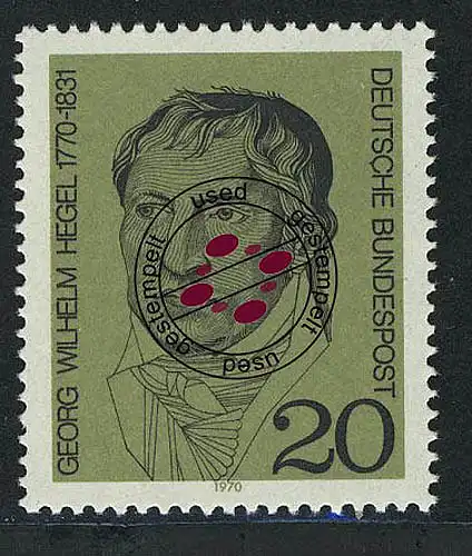 617 Georg Hegel 20 Pf E