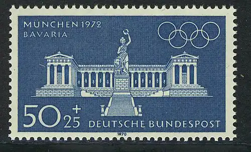 627 Olympische Sommerspiele 50+25 Pf Bavaria ** postfrisch