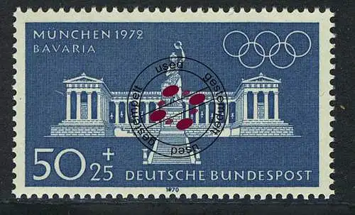 627 Olympische Sommerspiele 50+25 Pf Bavaria O