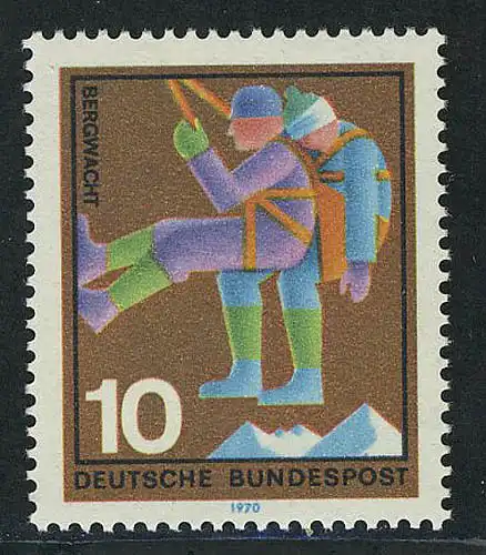 630 Hilfsdienste 10 Pf Bergwacht **