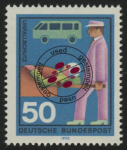 633 Hilfsdienste 50 Pf Unfallschutz O