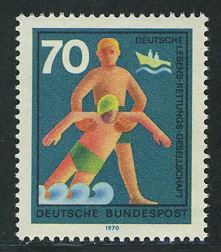 634 Hilfsdienste 70 Pf Lebensrettungsgesellschaft **