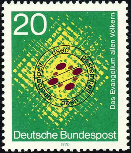 647 Weltmission, gestempelt O