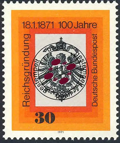 658 Reichsgründung O gestempelt