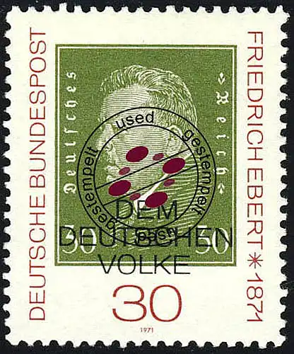 659 Friedrich Ebert O gestempelt