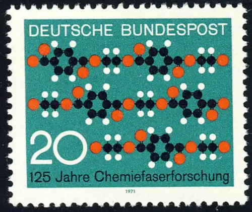 664 Chemiefaserforschung, postfrisch **