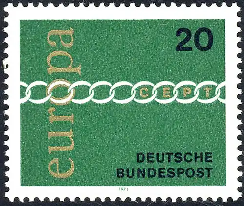 675 Europa 20 Pf Kette **