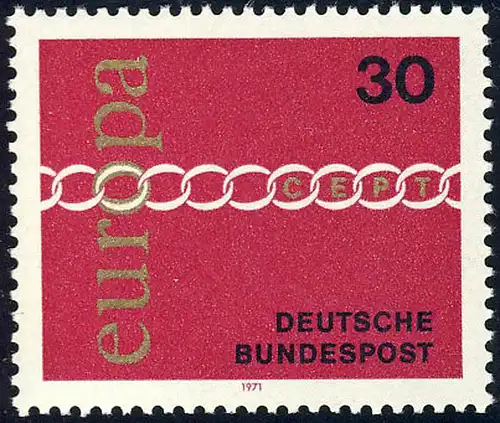 676 Europa 30 Pf Kette **