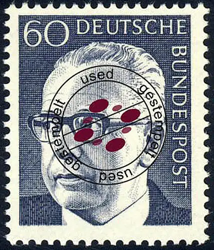 690 Gustav Heinemann 60 Pf  O