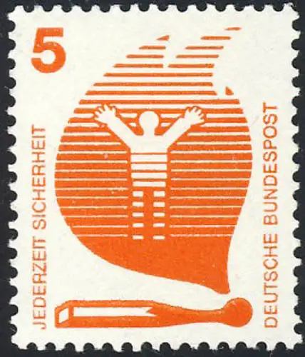 694A Unfallverhütung 5 Pf, postfrisch **