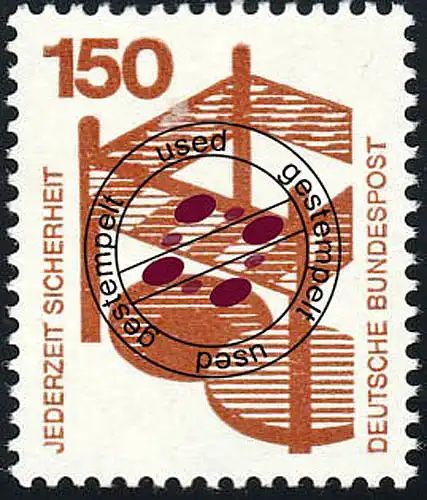 703A Unfallverhütung 150 Pf O