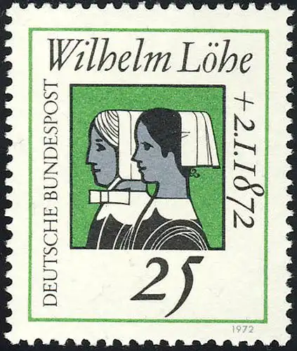 710 Wilhelm Löhe ** postfrisch