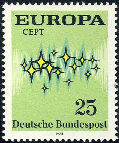 716 Europa 25 Pf Symbol **