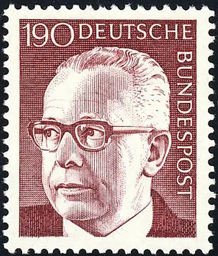 732 Gustav Heinemann 190 Pf **