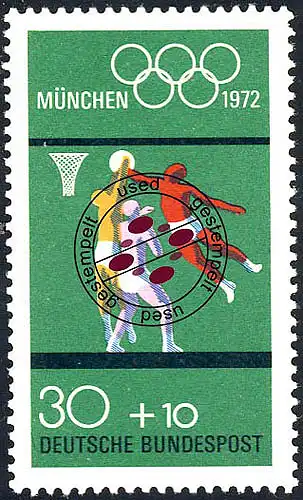 735 Jeux olympiques d'été Munich 30+10 Pf O