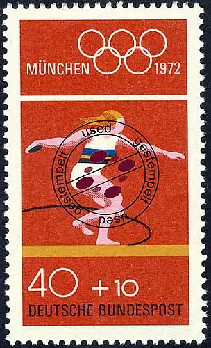 736 Jeux olympiques d'été Munich 40+10 Pf O