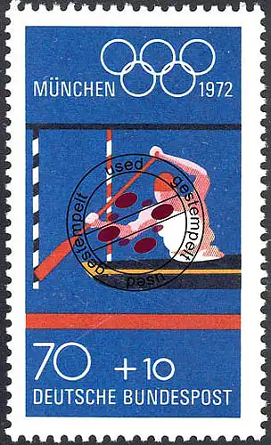 737 Jeux olympiques d'été Munich 70+10 Pf O