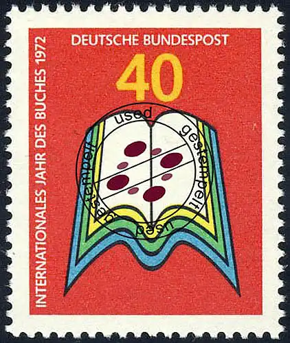 740 Jahr des Buches, gestempelt O