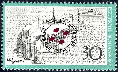 746 Fremdenverkehr 30 Pf Helgoland O gestempelt