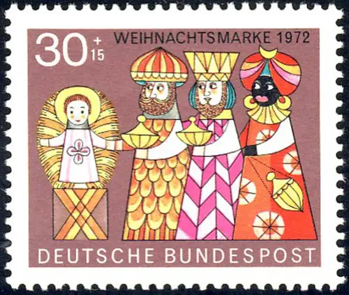 749 Weihnachten 30+15 Pf, postfrisch **